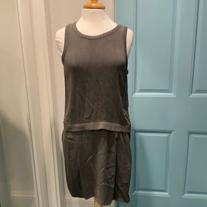 Theory gray shift dress